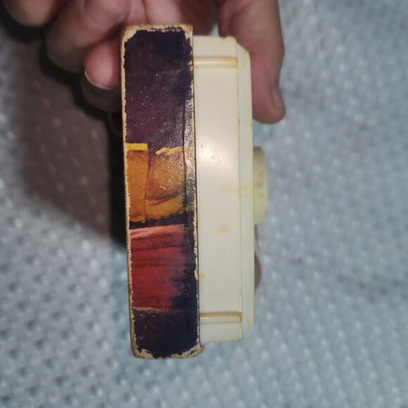 VINTAGE FISHER PRICE TWINKLE TWINKLE LITTLE STAR MUSIC POCKET RADIO TOY - Picture 3 of 3